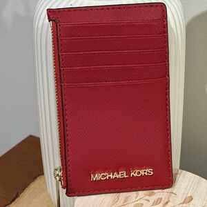 Michael Kors Scarlet Card Wallet
